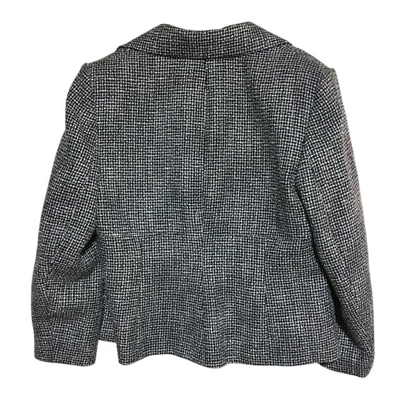 DRESS BARN WOMAN BLACK AND WHITE ONE BUTTON BLAZER WOMENS SIZE 16W - Picture 2 of 4